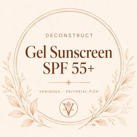 Veniquea editorial tile for Deconstruct Gel Sunscreen