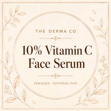 Veniquea editorial tile for The Derma Co 10% Vitamin C Face Serum