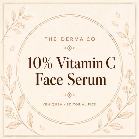 Veniquea editorial tile for The Derma Co 10% Vitamin C Face Serum