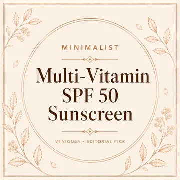 Veniquea editorial tile for Minimalist Multi-Vitamin SPF 50 Sunscreen
