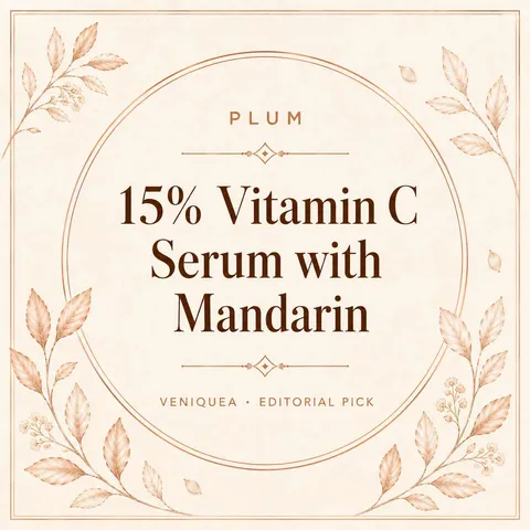 Veniquea editorial tile for Plum 15% Vitamin C Face Serum