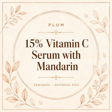 Veniquea editorial tile for Plum 15% Vitamin C Face Serum