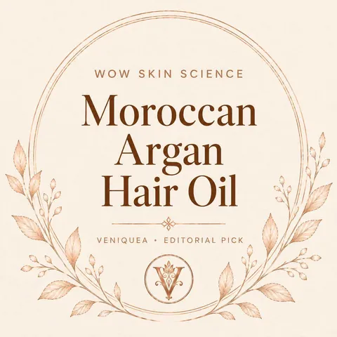 Veniquea editorial tile for WOW Skin Science Moroccan Argan Hair Oil